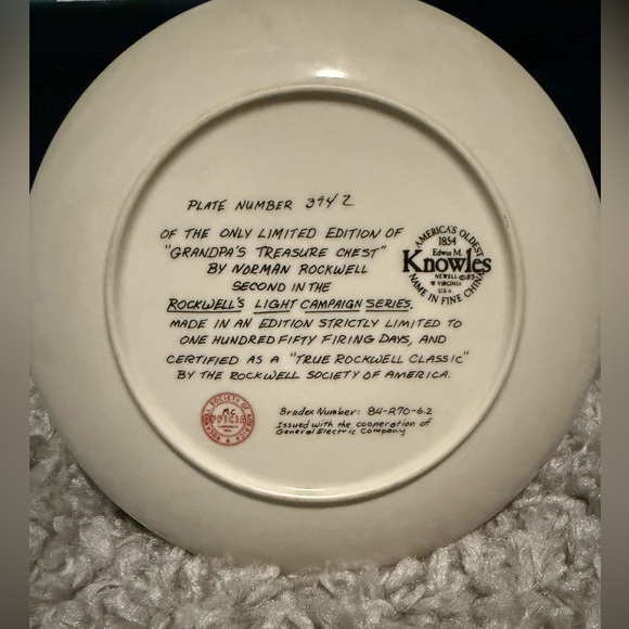 Norman Rockwell Plate - Picture 2 of 2